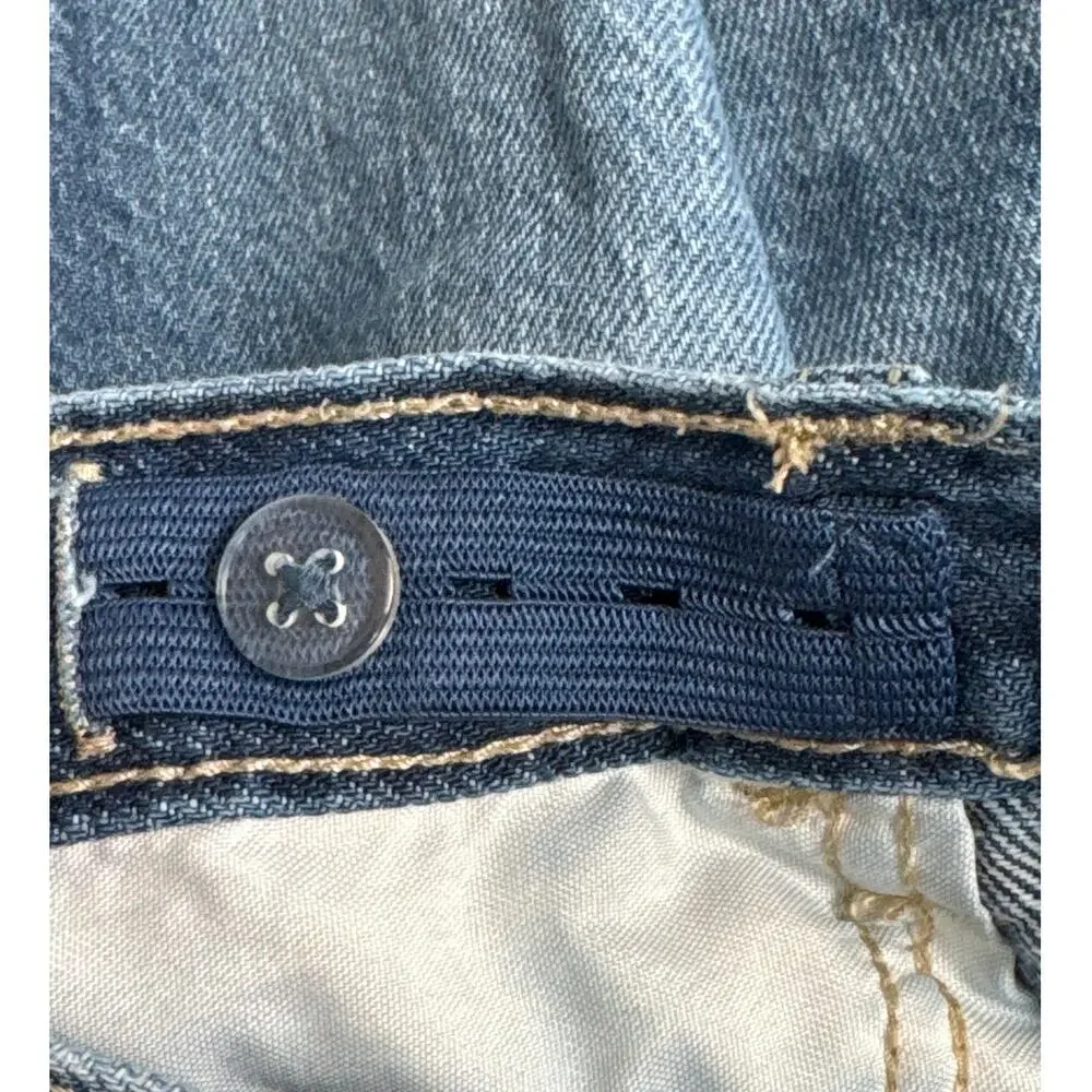 The Children's Place Girls Straight Denim Midi Shorts Blue Size‎ 10